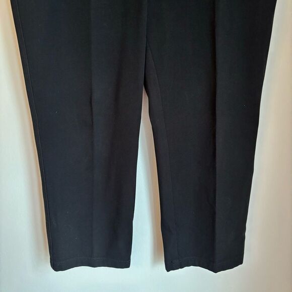 St. John Women’s black wide leg stretch jeans size 16 - EUC! - Picture 3 of 11